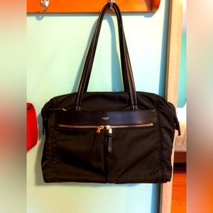 Knomo London Shoulder Tote Bag, Travel, Laptop bag, Black